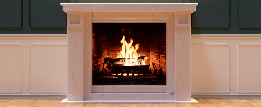 Decorative Electric Fireplace Installation in Augusta, Maine