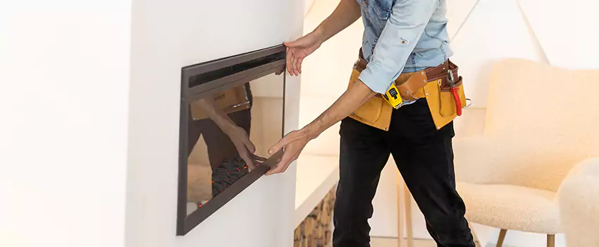Metal Fireplace Installation in Augusta, Maine