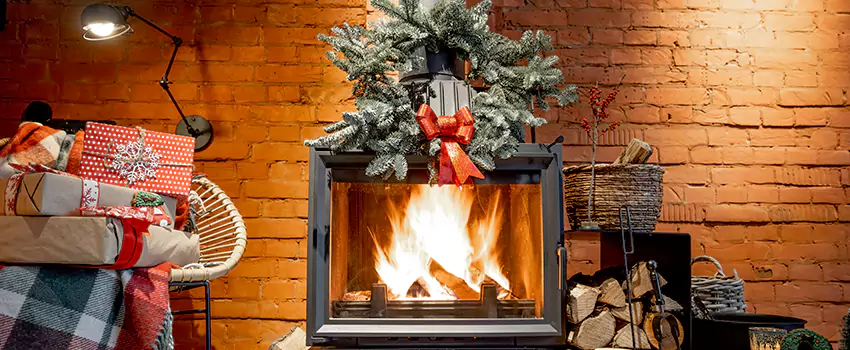 Travis Industries Linear Gas Fireplace Installation in Augusta, Maine