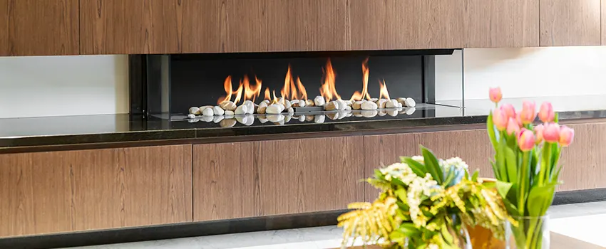 Double-height Fireplace Design Refurbishment in Augusta, Maine
