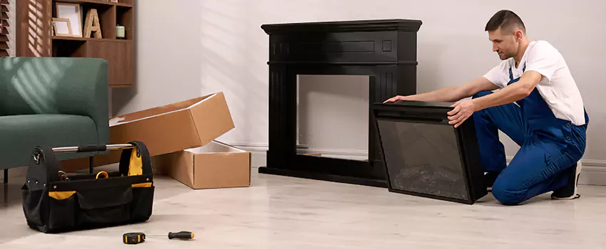 Old Rusted Metal Fireplace Repair And Replacement in Augusta, ME